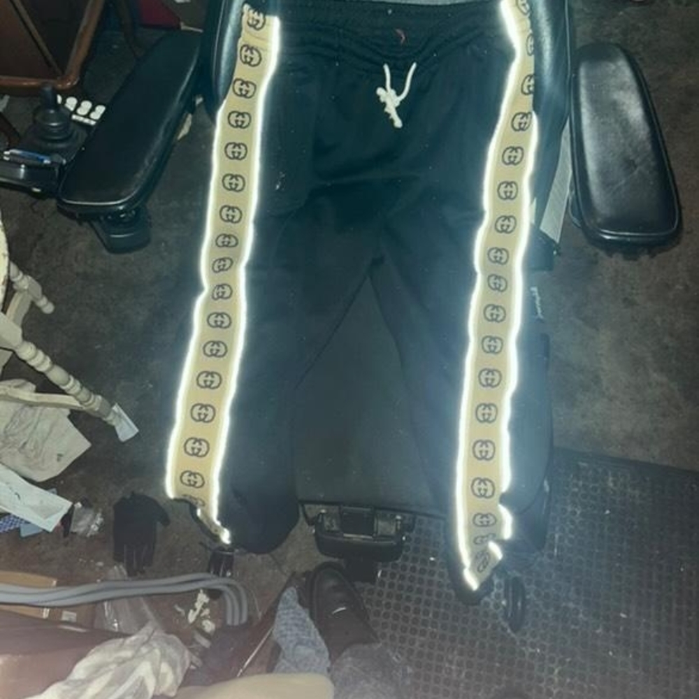 Gucci loose technical jersey jogging pant